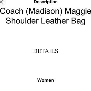 🌹NWOT Coach Auth. Maggie Hobo/Shoulder Bag Madison Leather+Suede Gray Msrp:$358